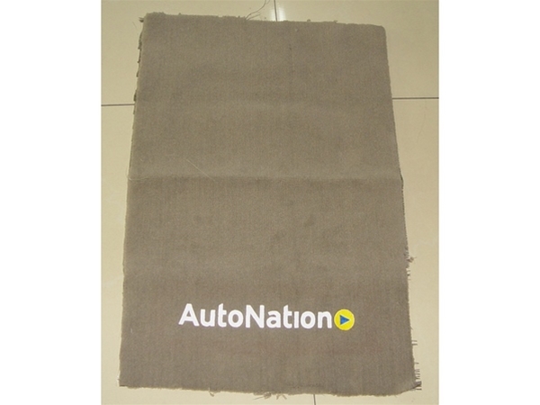 Car mat pad flocking